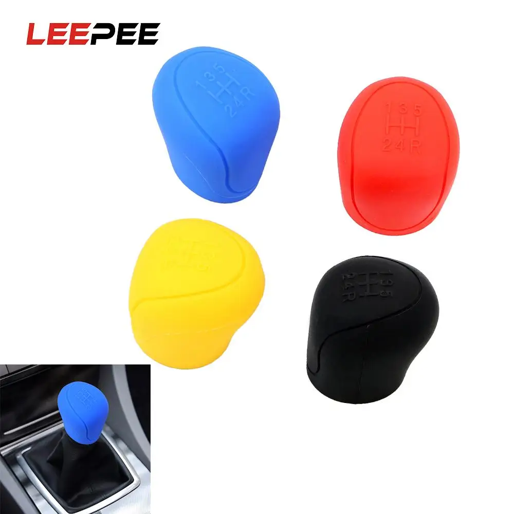 LEEPEE Автомобильные рычаги переключения передач силиконовые для ESCORT Ford Focus 2 3 4 MK2 MK3
