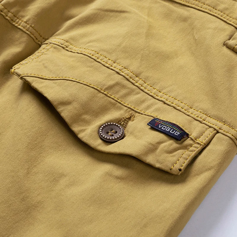 

Pure Cotton Summer Mens Cargo Shorts Boys Casual Pocket Streetwear Plus Size Bermuda Z124