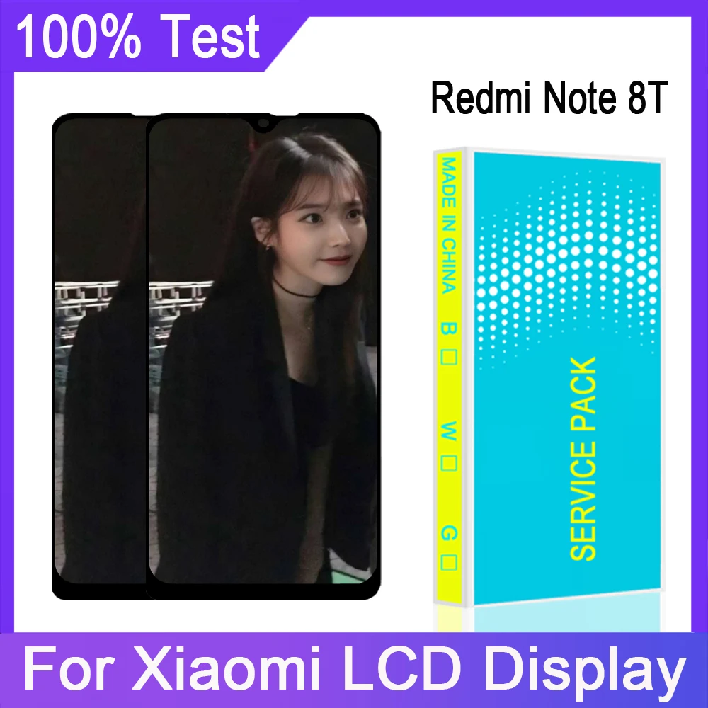 6 3 &quotдюймовый ЖК дисплей экран для Xiaomi Redmi Note 8 T с сенсорным экраном дигитайзер в