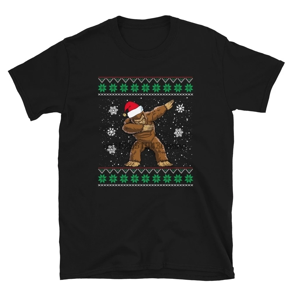Футболка унисекс Dabbing Bigfoot с коротким рукавом базовая футболка в мягком стиле 64000