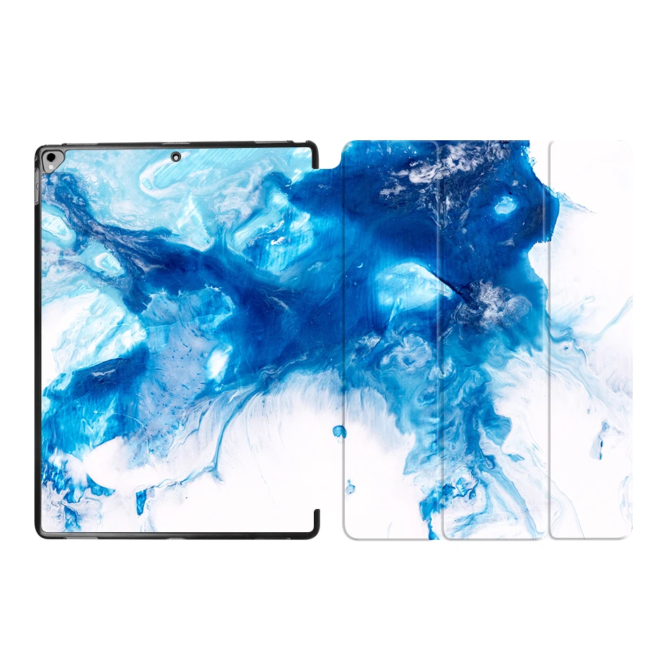 IP13 MTT мраморный Чехол для iPad Pro 12,9 '' версия из искусственной кожи откидная подставка защитный чехол для планшета Авто Режим сна/пробуждения - Цвет: IP13