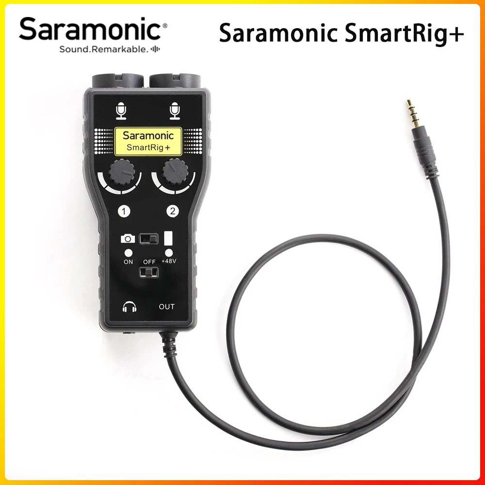 Предусилитель для микрофона Saramonic SmartRig II XLR аудиоадаптер предусилитель гитарный
