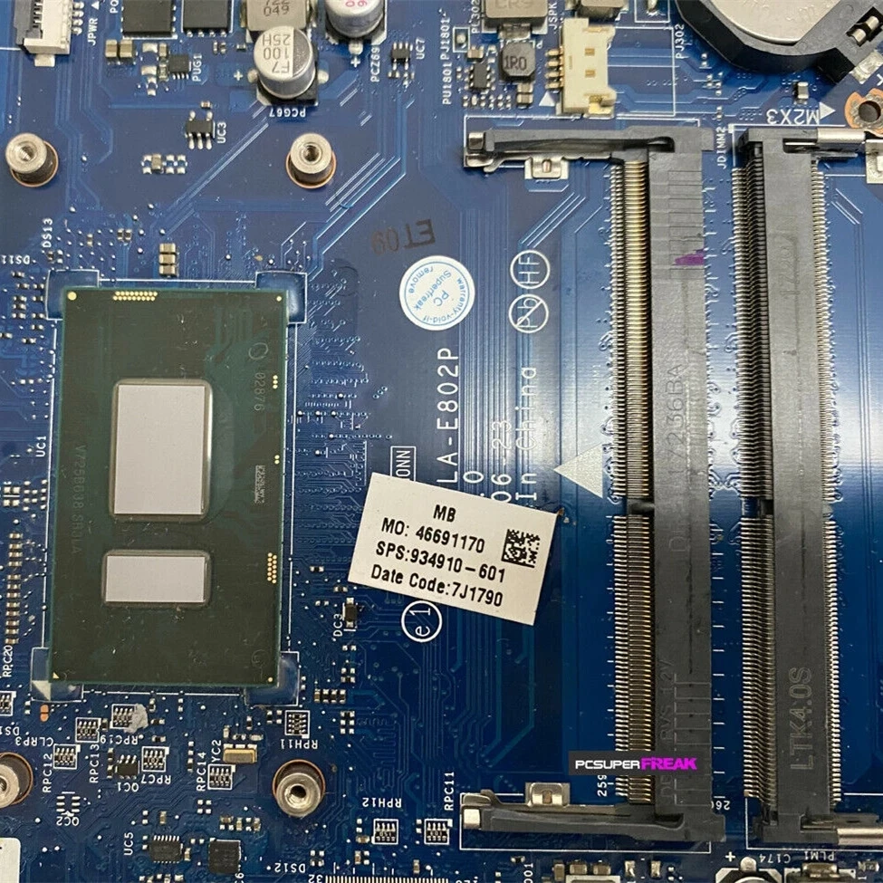 Оригинальная материнская плата для ноутбука HP 15-BS 934910-001 934910-601 DKL50 LA-E802P с