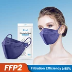 Ffp2 маски Kn95 маска рыбы Mascarilla fpp2 homologada kn95 черные респираторные фильтры многоразовые маски ffp2 негра