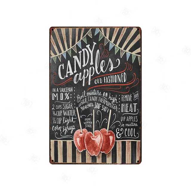 Питательная еда / питьевая кухонная вывеска из металла для декора на стене паба, ресторана, кафе, дома, винтажные железные плакаты