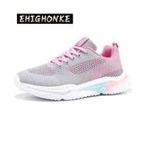 sports shoes women s women s lace up black flat shoes women s lightweight breathable walking flat shoes spring and summer