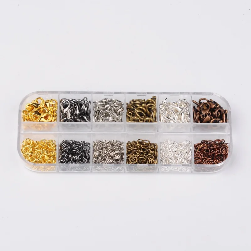 Высокое качество Омаров Пряжка смешанные стили круг прыжок кольца ожерелье