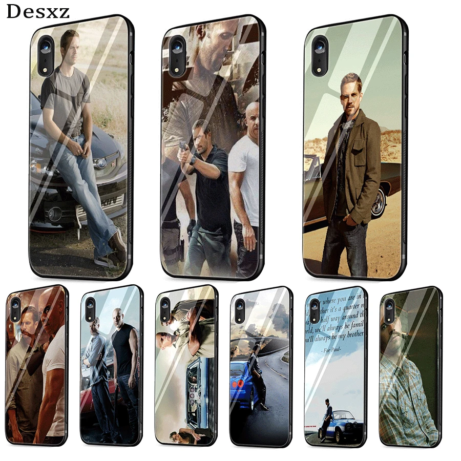 Мобильный чехол для телефона стекло iPhone 6 6s 7 8 Plus 11 Pro X XR XS Max 5 5S SE Пол Уокер