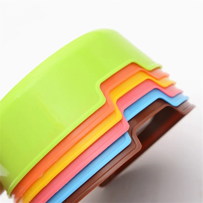 6 цветов товары для домашних животных маленькие пластиковые миски собак миска