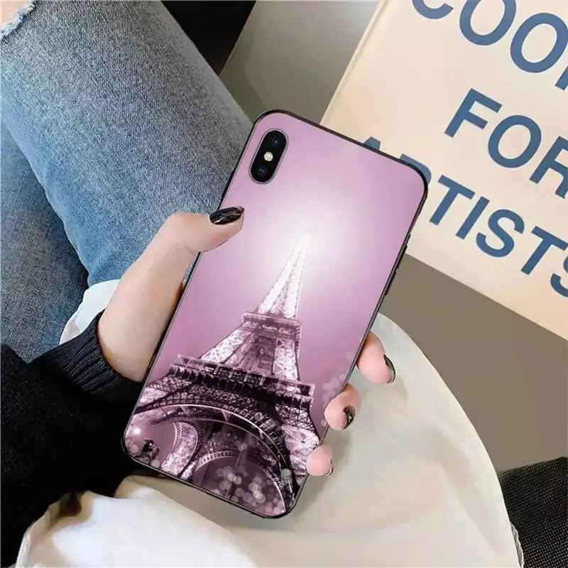 

France Paris the Eiffel Tower Phone Case for iPhone 11 12 pro XS MAX 8 7 6 6S Plus X 5S SE 2020 XR mini