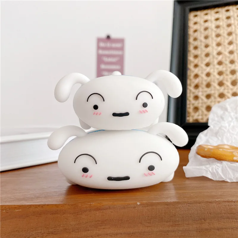 

For Airpods Case,Cute 3D Cartoon White Cute Dog Earphone Cover Case For Airpods Pro Case For Girls