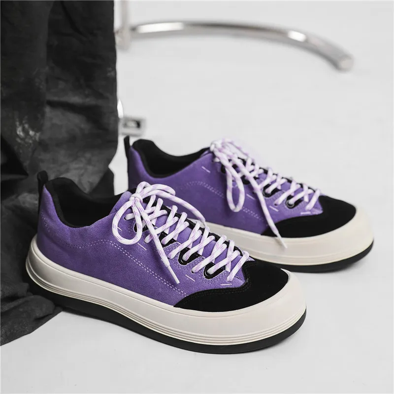 

Men's Casual Shoes Low Cut Woman Vulcanized Shoes Harajuku Flat Skateboard Shoes Men Platform Canvas Sneakers Zapatillas Hombre