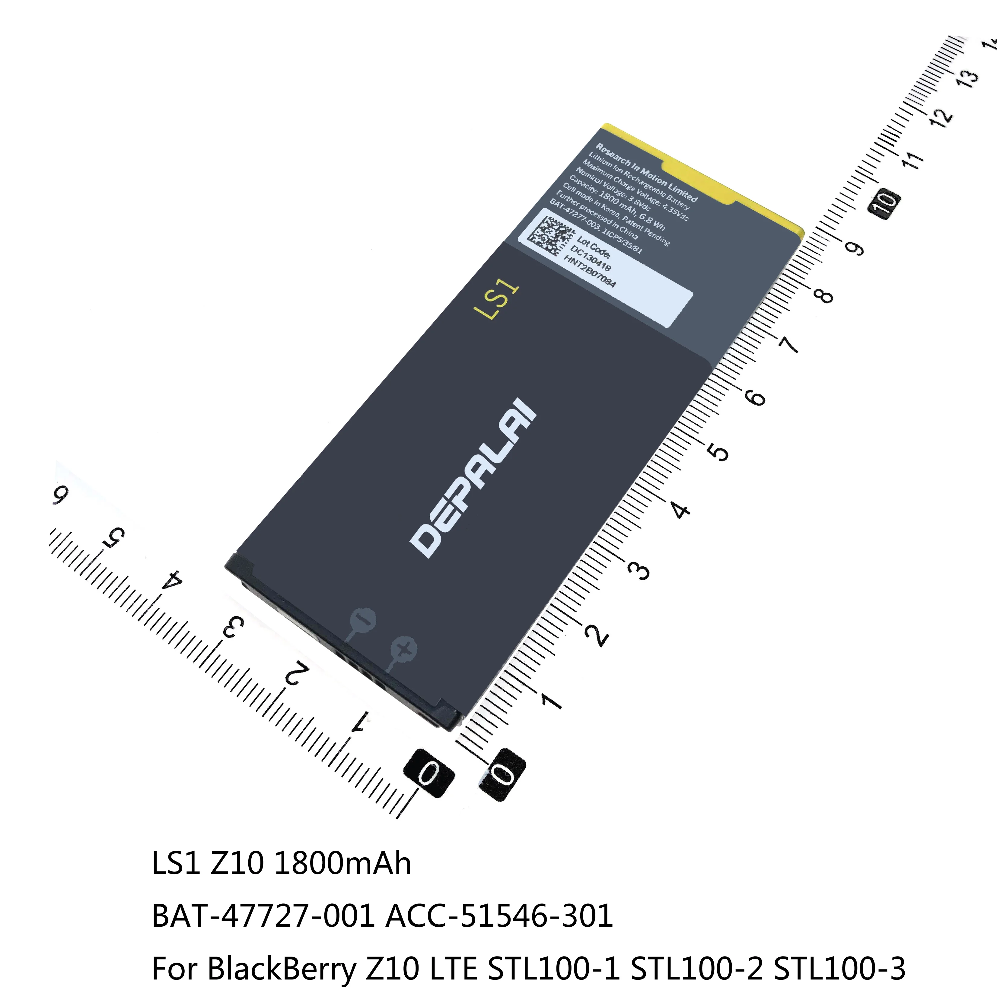 Аккумулятор LS1 для телефона BlackBerry Z10 LTE STL100-1 STL100-2 STL100-3 1800 мАч Высококачественная