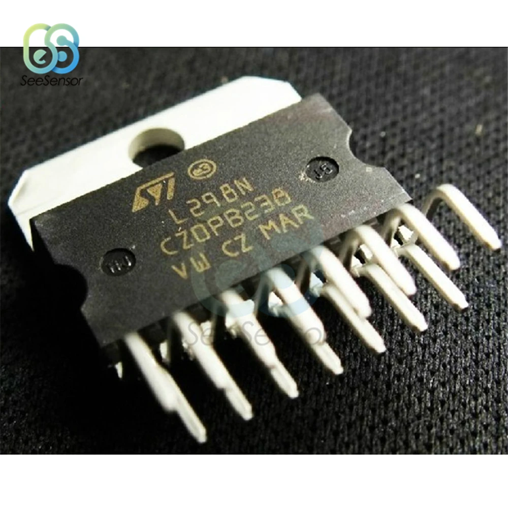 Драйвер шагового двигателя L298N ST Dual Full Bridge чип IC L298 ZIP-15 | Обустройство дома