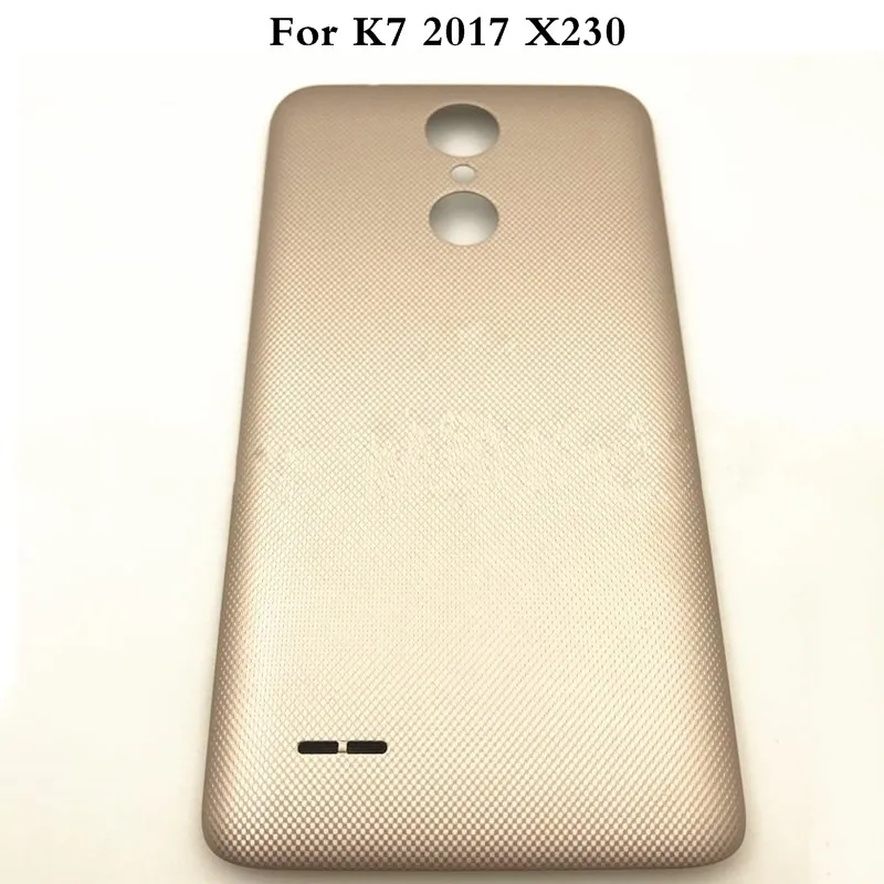 Высококачественная задняя крышка для LG K7 2017 X230 чехол с логотипом | Мобильные