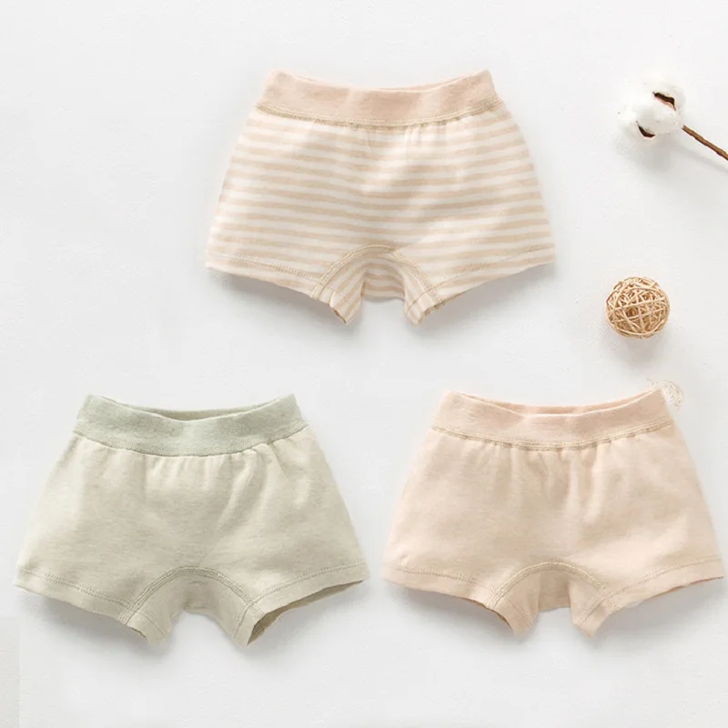 Органическое цветное хлопковое детское нижнее белье хлопковые мужские и женские