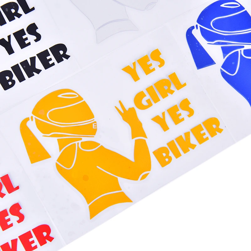 

Car Sticker 3D Yes Girl Yes Biker Stickers Motorcycle Car Stickers And Decals Funny Motorcycle Car Styling Vinyl Stickers On Car