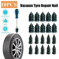 10pcsset motorcycle vacuum tyre repair nail car scooter bike universal tubeless rubber nails tire puncture repair accessories