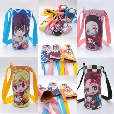 

ЛМС Kimetsu без Yaiba 88419 аниме Переносные сумки для обедов мультфильм Пикник бутылка для воды сумка для хранения для девочек Подарки