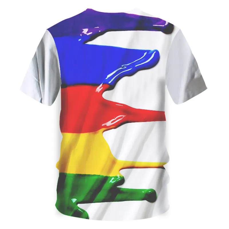 Футболка с 3D принтом LOVE WINS для мужчин и женщин топ коротким рукавом в стиле