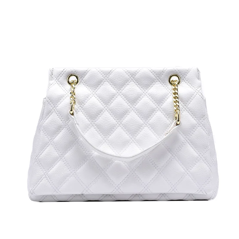 

Textured Casual Shoulder Bag 2021 Handbags Luxury New Fashion Rhombus Chain Messenger Bag Versatile Shoulder Tote Bag