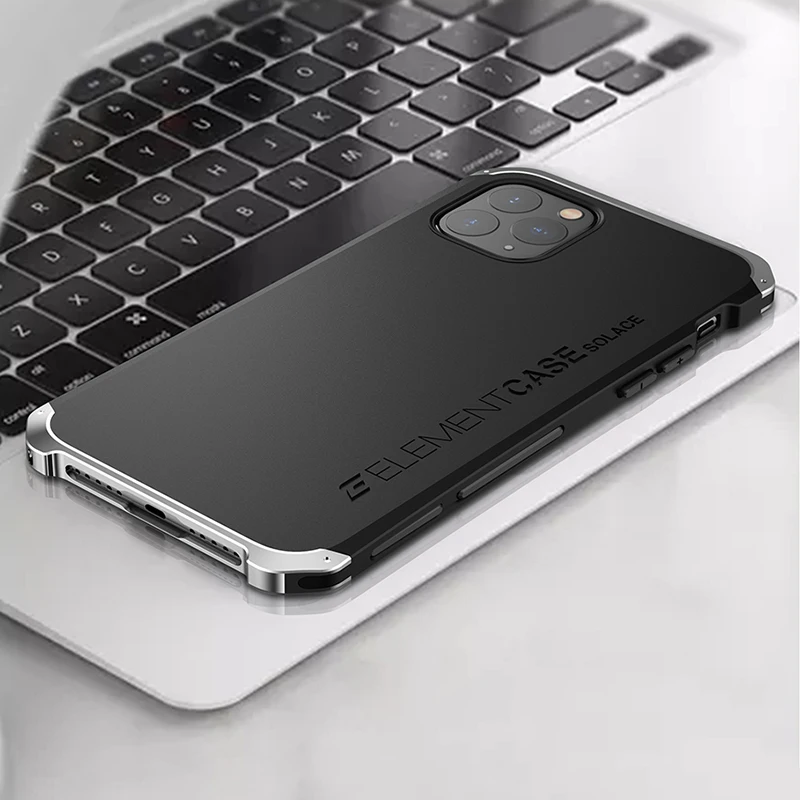 Чехол Броня из металла Алюминий + Поликарбонат силикон Кнопка Heavy Duty Защитные