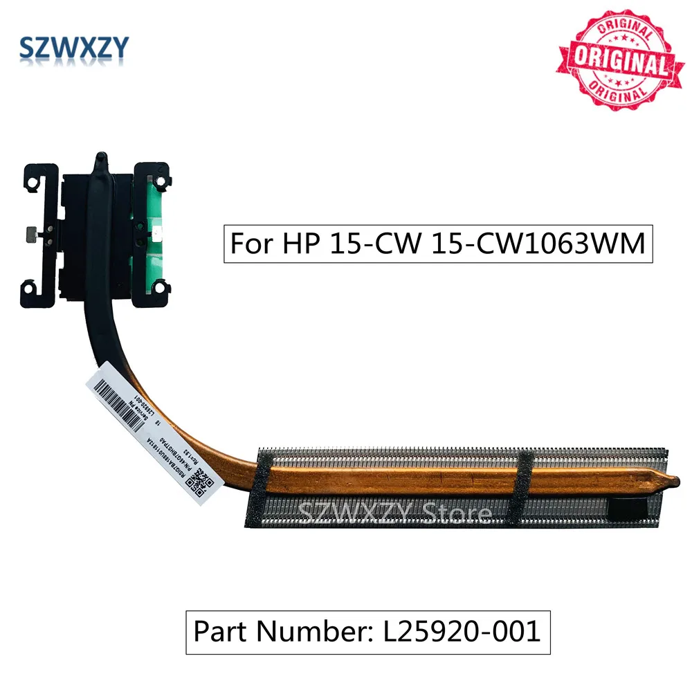 Новый оригинальный Охлаждающий радиатор SZWXZY для ноутбука серии HP 15-CW 15-CW1063WM