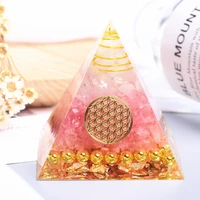 orgone pyramid tree of life orgone energy generator crystal for divination meditation balancing to gather wealth home decoration