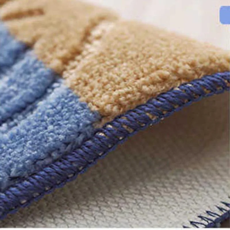 Зеленые листья Ванная комната коврики входной коврик для дома свежий