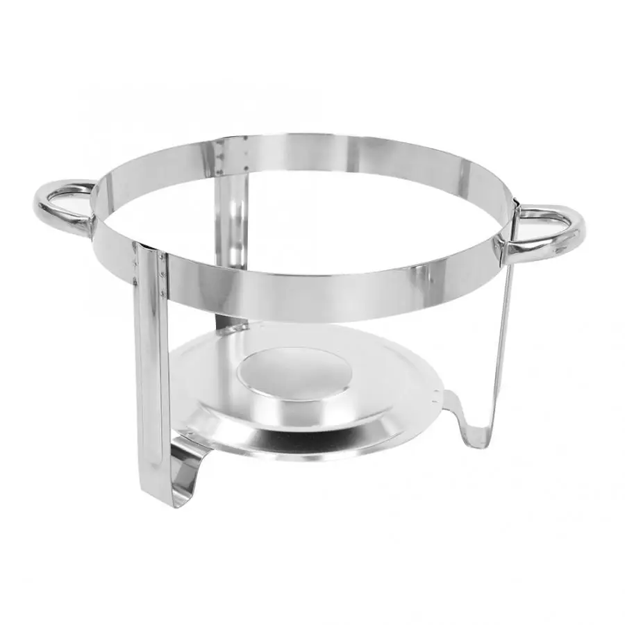 Кухонная утварь 3 шт. 3.5L нержавеющая сталь круглая жаровня с крышкой спиртовая