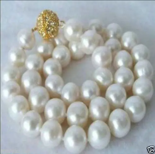 

Ожерелье женское с пресноводным культивированным жемчугом, 10-11 мм, 18 дюймов