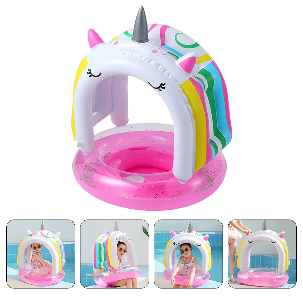 

1pc Swimming Ring Inflatable Swim Ring Swimming Supply for Child Toddler Girl Kid