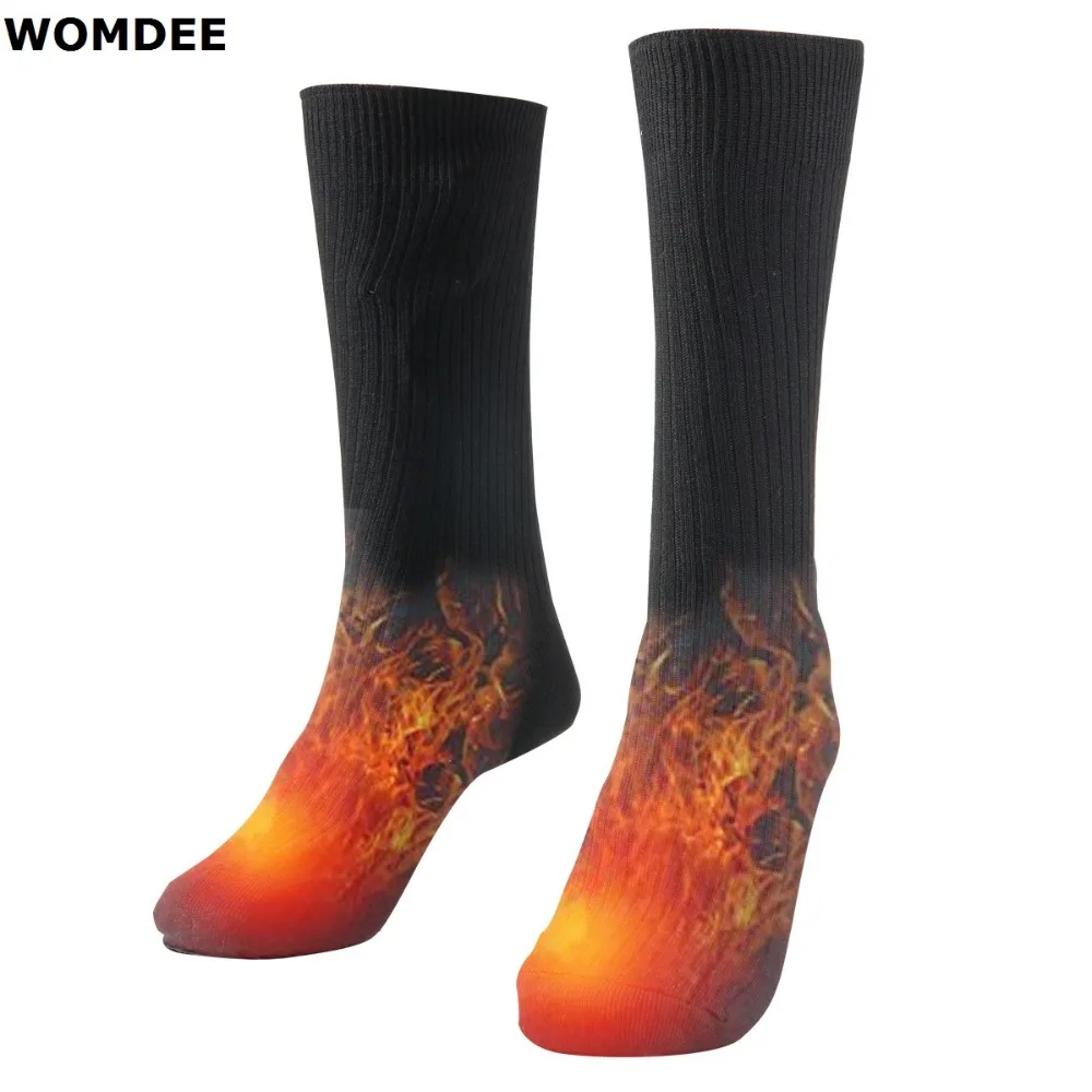 Зимние электрические термо носки теплые для женщин и мужчин уличные диабетиков