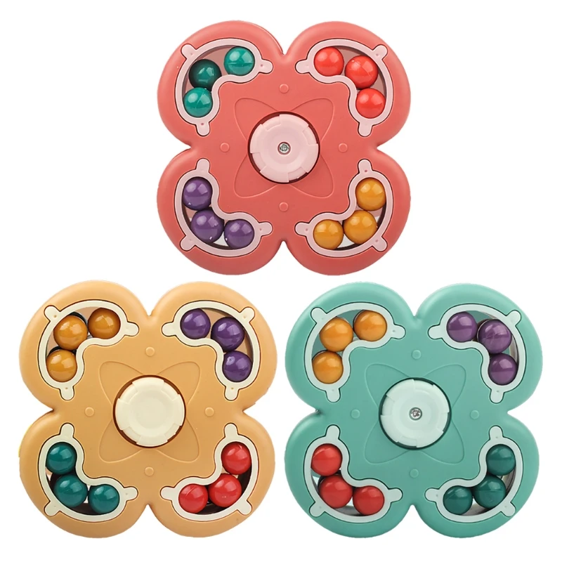 

N7ME Fidget Spinner Magical Bean Puzzle for Baby Early Learning Creative Anti-Anxiety Toy Interactive Brain Game Kids Age3+