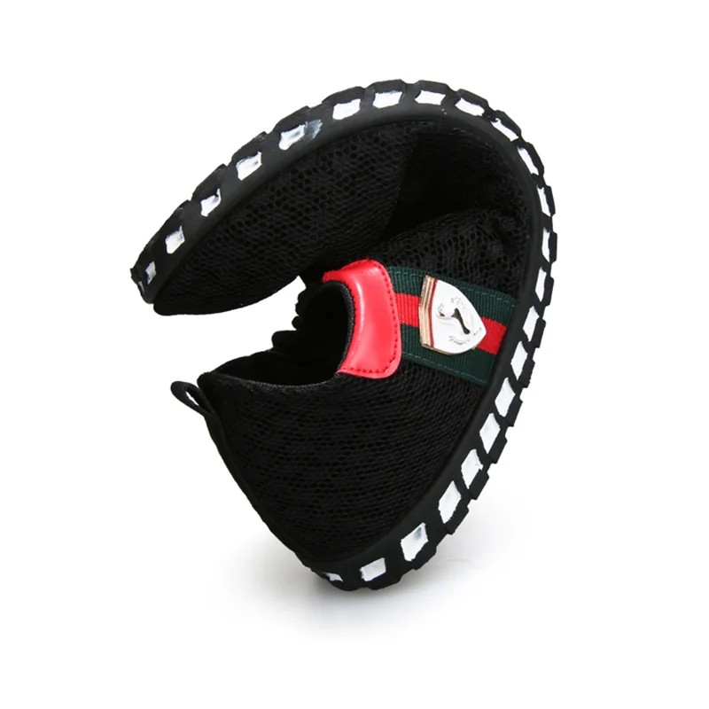 Men Casual Shoes 44 New Arrival Breathable Mesh Flats Shoes Men Loafers Slip On Mens Driving Shoes Trainers Laceup Running Shoes