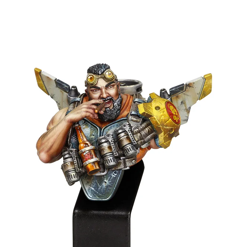 

1/12 ancient fantasy man bust (NO BASE ) Resin figure Model kits Miniature gk Unassembly Unpainted