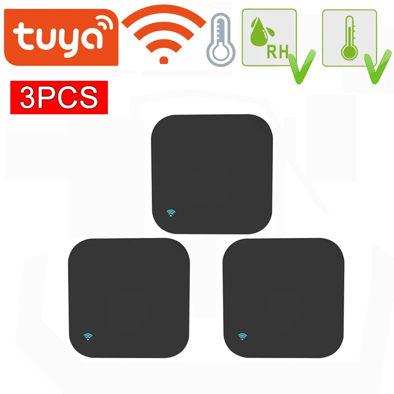 

Смарт-Пульт ДУ Tuya с Wi-Fi и функцией измерения температуры и влажности