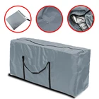 Новые сумки для хранения новогодней елки, очень большие серые водонепроницаемые сумочки из полиэстера на молнии для рождественской елки, чехлы для праздников
