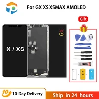 test grade aaa gx oled for iphone x lcd screen amoled digitizer assembly replacement gx soft for iphone xs display free gift