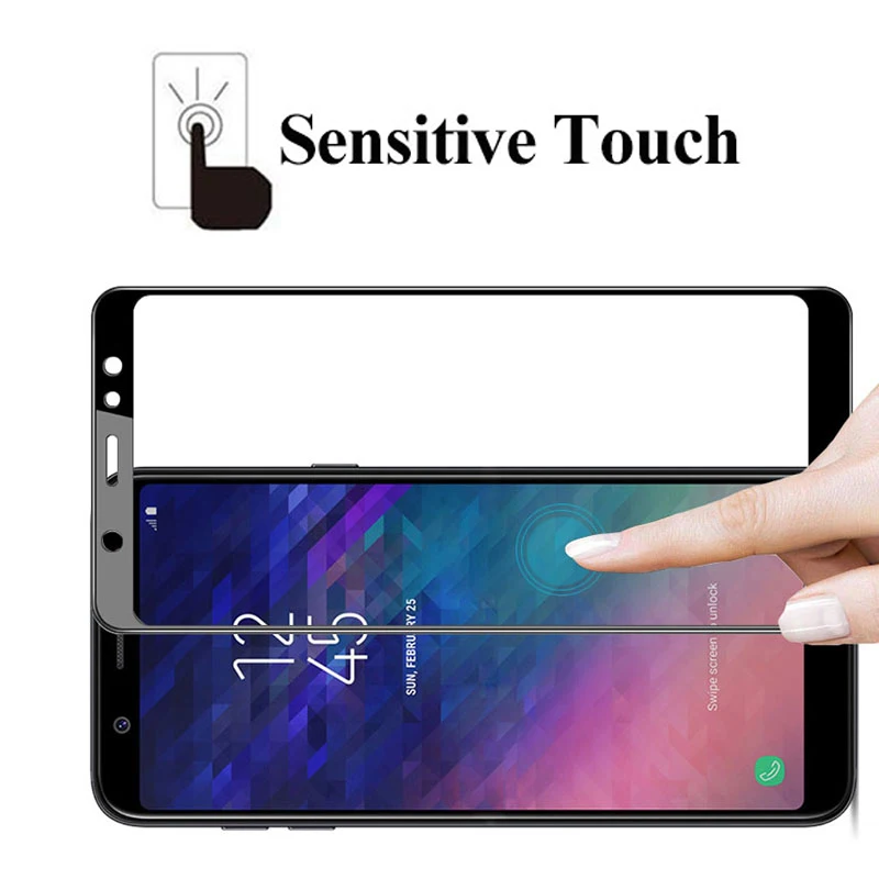 Для Samsung Galaxy A6 A9 A8 A7 A5 2018 Защитное стекло для экрана протектор A 6 7 8 9 5 Tremp Защитная
