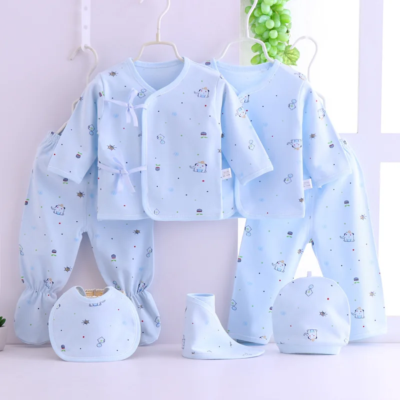 0-3 Months Infant Clothing Set Cotton Newborn Boys Clothes Baby Underwear for Girls Print New Born Baby Girl Suits
