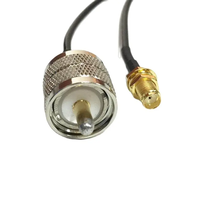 НОВЫЙ УВЧ штекер PL259 переключатель SMA гнездовая гайка RF коаксиальный кабель RG174