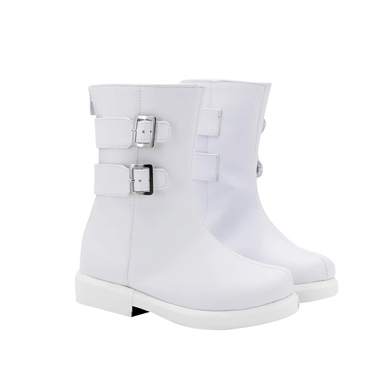 Anime Tokyo Revengers KEISUKE BAJI Cosplay Halloween Party Shoes Swastika Sano Manjiro White Short Boots For Adult Women Men |