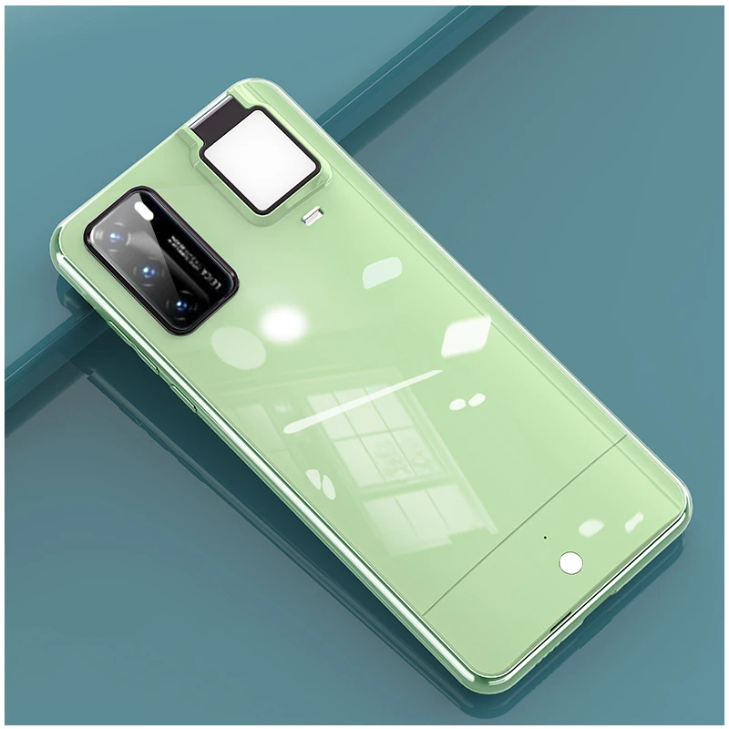 

QuLing Fashion Smart Fill Light Selfie Phone Case For Huawei P40 P40 Pro Plus P30 P20 Pro Nova 7 Pro Women Bag Case Cover Capa