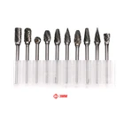 3*6 мм вольфрамовый карбидный Фрезерный резак для металла вращающийся инструмент заусенцы ЧПУ гравировальные абразивные инструменты для металлообработки фрезерования полировки