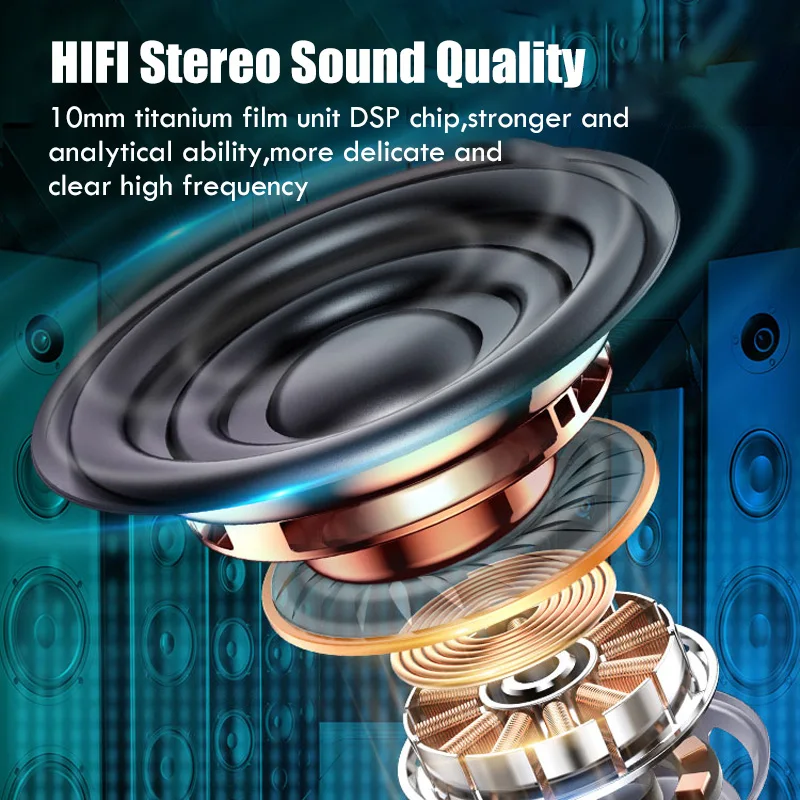 

TWS Bluetooth 5,0 9D Hi-Fi Bluetooth