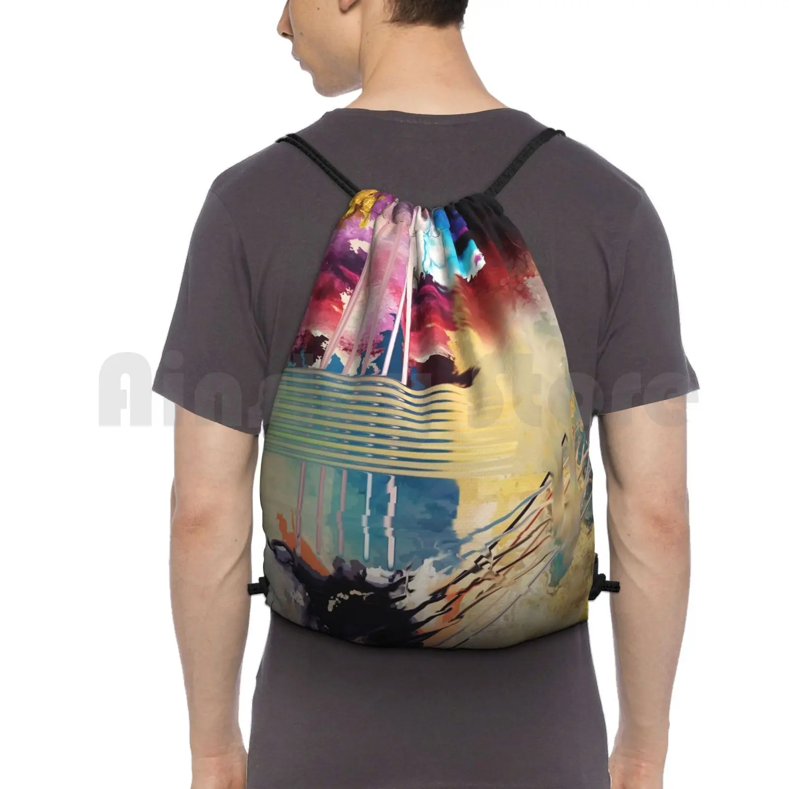 Рюкзак Quintessence сумки на шнурке спортивная сумка водонепроницаемая винтажная