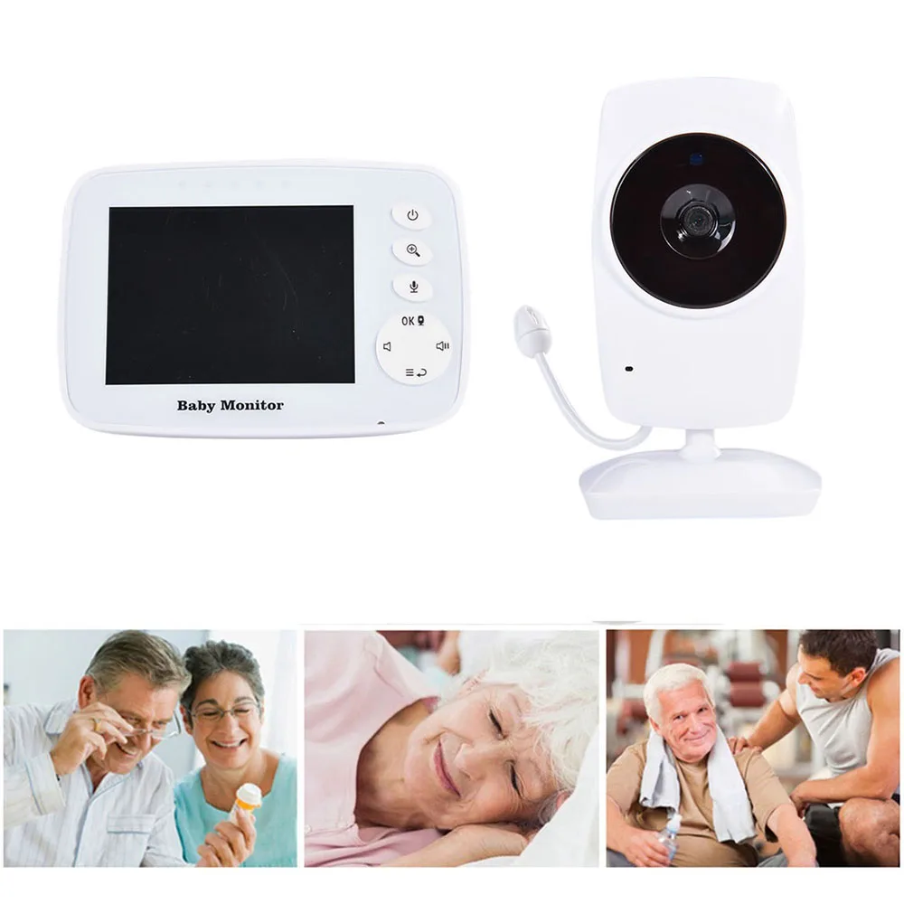 Baby Monitor Wireless Video Color With 3.2Inches LCD 2 Way Audio Talk Night Vision Surveillance Security Camera |