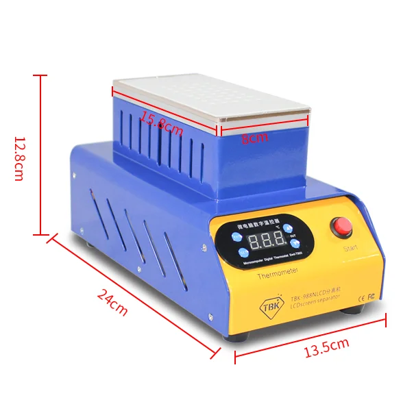 TBK-988N встроенный двойной вакуумный насос ЖК-экран Отдельная машина для прямого