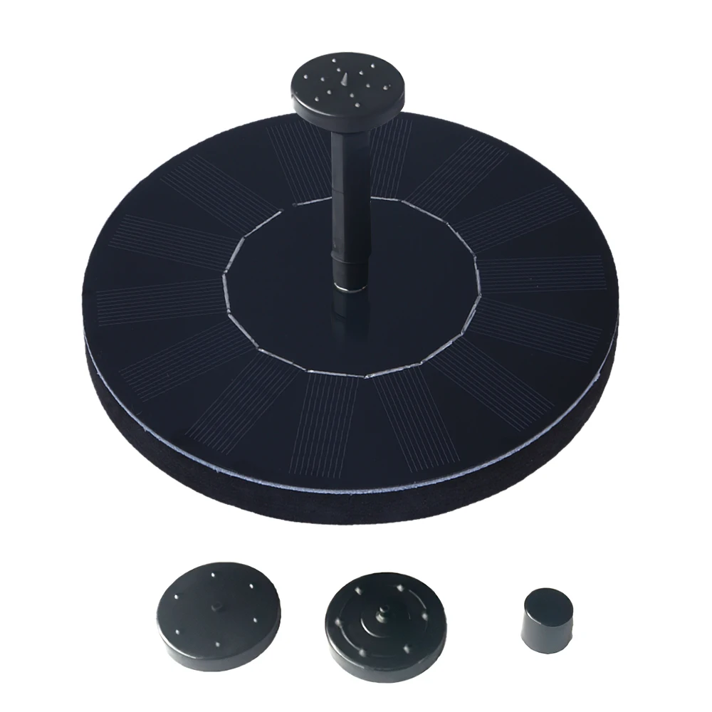 Водяной фонтан на солнечной батарее л/ч 7 В 1 Вт|Фонтанчики и купальни для птиц| |